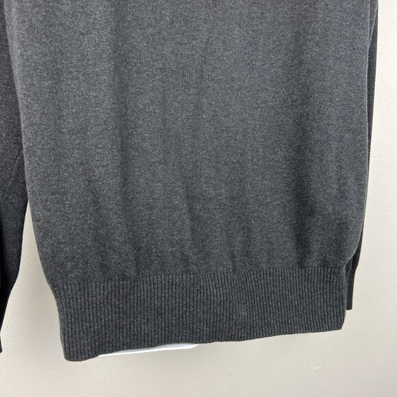Refectory London Sweater Jacket Men Extra Large Grey Black Snap Button Zip Knit - Picture 11 of 13